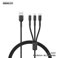 REMAX RC-C007 3A 3 in 1 Fast Charging Cable. REMAX RCC007 CABLE