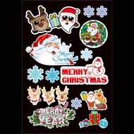 New Year DIY Merry Christmas Car Window Glass Stickers Universal Auto Styling Trim