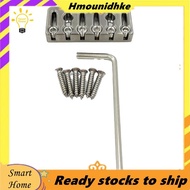 Guitar Bridge String Lock 6 Strings for 6 String Headless for Headless Guitar Silver