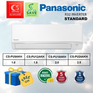 [SAVE 4.0] Panasonic Standard Inverter Aircond 5 Star R32 Air Conditioner / Air Cond CS-PU9AKH 1hp / PU12AKH 1.5HP / PU18AKH 2HP / PU24AKH 2.5HP + I-Auto + R32 Gas