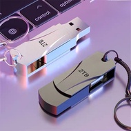 Waterproof Metal 2TB High Speed Pen Drive USB2.0 Storage USB Flash Drive 360 Degree Rotation Thumb D