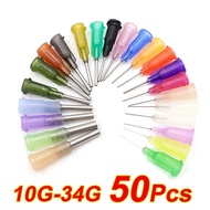 14G-34G 13mm Dispensing Needle Stainless Steel Dispensing Needle Spiral Mouth Nozzle Glue Needle for