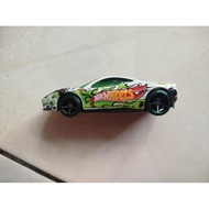0009 LOOSE HOT WHEELS DIECAST TOY - FERRARI 458 ITALY WHITE/ - RARE