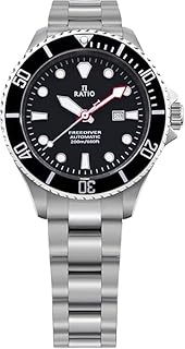 RATIO FreeDiver Sapphire Crystal Women's Diver Watch Japanese Automatic Movement Dive Watch 200m Wat