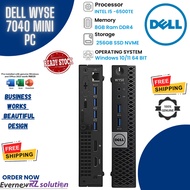 DELL WYSE 7040 Intel Core i5-6500TE@2.30GHz Boost up TO 3.30GHz 128GB SSD UPTO 1TB