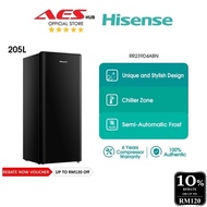 CAN SETUP Hisense Single Door Fridge 205L Refrigerator Peti Sejuk 1 Pintu Peti Ais 1 Pintu Murah 冰箱 RR239D4ABN