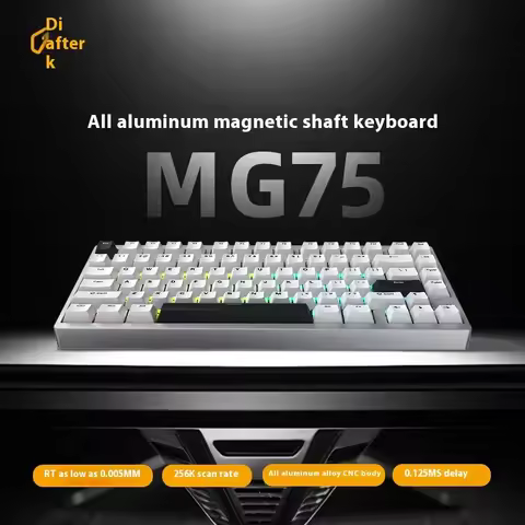Custom IROK MG75 PRO MG75 Max Magnetic Gaming Mechanical Keyboard RT0.001mm 8K 0.125ms Delay Aluminu