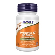 NOW Foods Supplements, Probiotic-10™, 50 Billion, with 10 Probiotic Strains, Strain Verified, 50 Veg