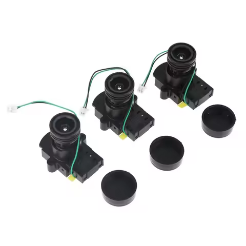 1/3Pcs Black Lens 3.6mm 2 Mega Pixel M12 Mount 1/3" Formate F2.0 Aperture 95 Degree With IR Cut For 