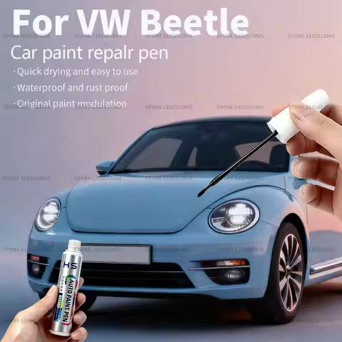 For Volkswagen Beetle Car Paint Repair Pen Touch Up Scratch Remover DIY Auto Accessories White Blue 