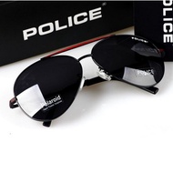 POLICE New polarized sunglasses Retro men large frame toad mirror Design Eyewear Male Driving UV400 sunglasses best-selling  8585