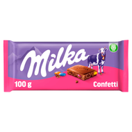 Milka Chocolate Bar Confetti น้ำหนัก 100 กรัม BBF.01/07/25