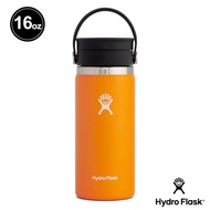 Hydro Flask 16oz 旋轉咖啡蓋保溫鋼瓶 香橙橘