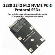 Mary mini PCIE to Nvme Adapter NVMe SSDs mini PCIExpress Connectors Supports 2230 Nvme SSDs Full Spe