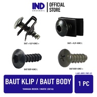 1 PC IND Yamaha Matic Bebek Mio Sporty Smile Body Clip Bolt Parts M3 ZS 5 TL Soul GT 115 125 X Ride 