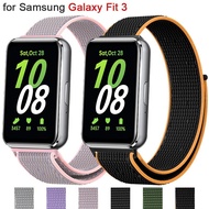 For Samsung Galaxy Fit 3 Nylon Loop Watch Strap Adjustable Elastic Bracelet Strap Samsung Galaxy Fit