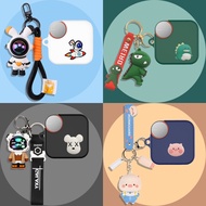 Case for CMF By Nothing Buds 2 Cute Astronaut Bear Keychain Pendant CMF By Nothing Buds2 Plus Silico