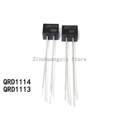 5PCS QRD1114 1114 1113 Light intermittent sensor Reflective photoelectric switch Analogue output DIP