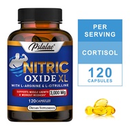 Premium L-Arginine Formula Nitric Oxide Booster L-Arginine, L-Citrulline 3000 mg 120 Capsules Superi