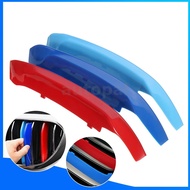 3 Color Car Grille Trim Cover Stripes Bar Cover Clips  ABS for BMW X1 F48 2016-2019 8 SLATS