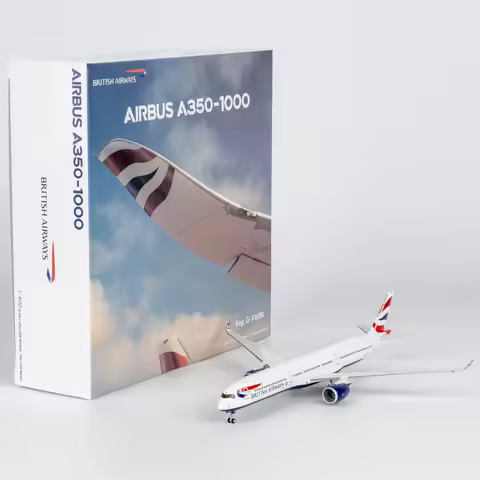 57023 Alloy Collectible Plane Gift NG Models 1:400 British Airways Airbus A350-1000 Diecast Aircraft