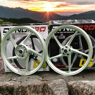 Y125Z/LC135 V8 DYNOPRO D5 SPORT RIM BRIGHT BLACK/GOLD/WHITE 1.6x1.6