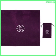 【 】 Tarot Card Tablecloth Drawstring Bag Astrology Desk Prop Deck Decor Divination Game Decorate