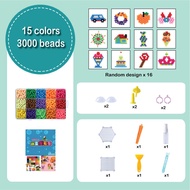 2400Pcs(24Color) DIY Water Spray 3D Magic Aqua Beads Kids Art & Crafts