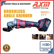 AXM AX-4 AX4 100MM 21V 5.0AH LI-ION BRUSHLESS CORDLESS 4" ANGLE GRINDER