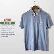 MEN'S POLO T-SHIRT G2000 SKY BLUE SIZE L