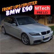 Front Lips Mtech Splitter Set bmw E90 PRE LCI Import Lips Front Bumper Mtech E90
