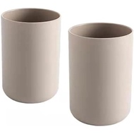 Bathroom Cups 2 Pieces Pack, Mouthwash Cups, Toothbrush Holders, Drink Cups, Pen Holders, Not Easy t