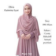 Muyasa Hijab Olivia Pashmina Syari Hijab Pashmina Ceruty Babydoll