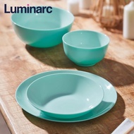 Luminarc Diwali Light Turquoise Plates