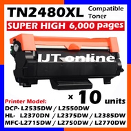 10x Toner Compatible To Brother TN2480 TN-2480 TN2460 HL L2370DN L2385DW DCP L2535DW L2550DW MFC L27