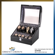 ORIENT CROWN OCW1155 Premium Classic Four Automatic Watch Winder With LED and Door Sensor and Additional 5 Watch storage