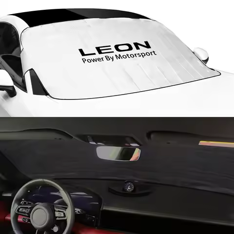 Car Front Windshield Sunshade Cover Auto exterior Accessories For Seat Leon 2022 Mk 1 2 3 Cupra 2020