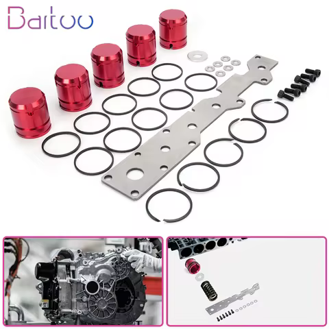 Transmission Accumulator Piston Set And Plate Repair Kit Red 44894-01MK 44892-01K For Chrysler 45RFE