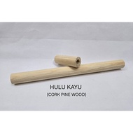 HULU KAYU UNTUK ROD CUSTOM/CORK PINE WOOD 14MM/16MM
