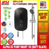 Alpha Instant Water Heater Smart 18 Series With Auto Test Safety Function DC Pump (Smart 18i) / No Pump (Smart 18E)