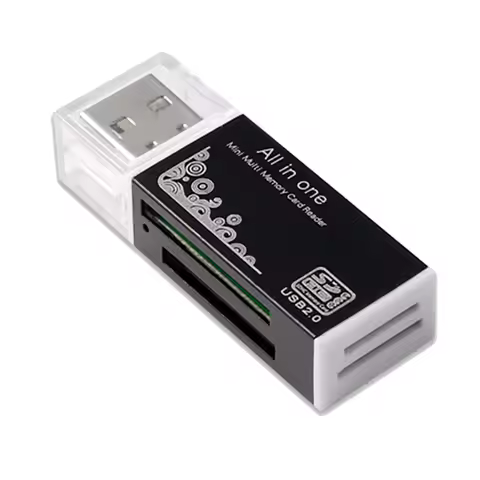 Memory Card Reader,SD Card Reader,TF Card Reader,MS Card Reader,M2 Card Reader,4-in-1 SD Card Reader