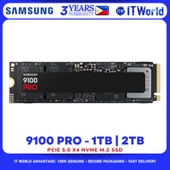 Samsung 9100 Pro Series Solid State Drive- PCIe 5.0 NVMe M.2 Desktop/Laptop SSD itw