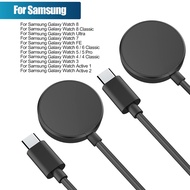 For Samsung Galaxy Watch 8/Ultra/7/FE/6 Classic/5 Pro/4/3/Active 2 USB-C Wireless Charging Cable