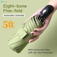 Automatic umbrella mini umbrella pocket uv protection makapal 8 ribs folding fibrella umbrella