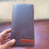 Men's Long Leather Wallet 100% Genuine Leather/ Men's Genuine Leather Wallet / Leather Wallet