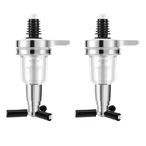 Special 2Pcs 45Ml/1.5Oz Bar Butler Wall Mounted Replacement Nozzle Shot Dispenser for Revolving Liqu
