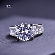 Silver 925 Original Brilliant Cut 5 Ct D Color Pass Diamond Test  Moissanite Cow Head Ring for Women