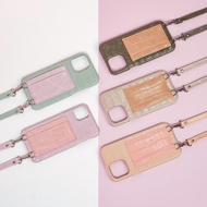 (Lamore.bkk) เคสมือถือ สำหรับไอโฟน พร้อมสายคล้องคอ แบบสะพายข้าง