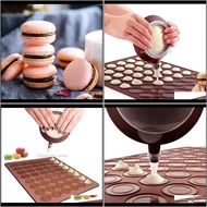 Macaron Baking Silicon Mat 48holes  1pcs