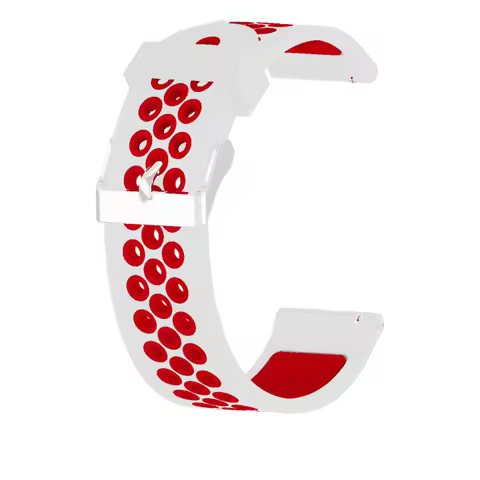 20MM 22MM Strap Breathable Air Hole for Huawei Amazfit Samsung Nike Watch Bracelet Silicone Quick Re